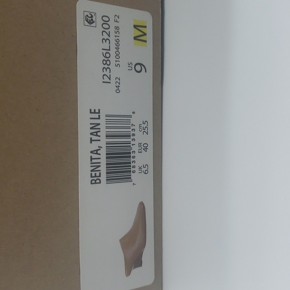 1676- Vince Benita Women's Mules Genuine Leather Size 9 Tan Color NWT - Picture 5 of 10